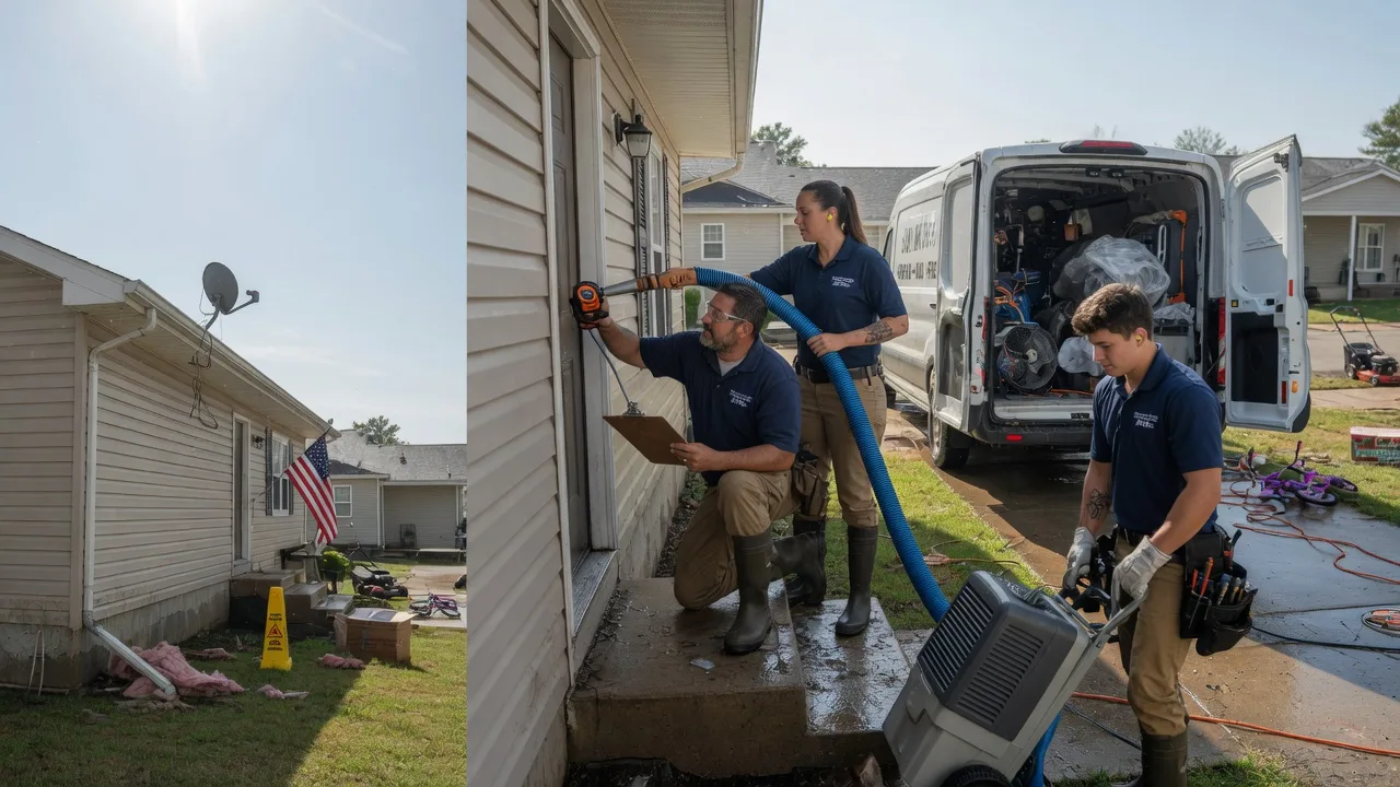 Ceiling Water Damage Restoration in New London, MN near me